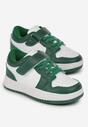 Pantofi sport Alb cu verde