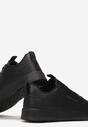 Czarne Buty Sportowe Sznurowane przed Kostkę Amaranti