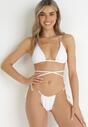 Costum de baie bikini Alb