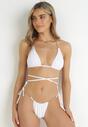 Costum de baie bikini Alb