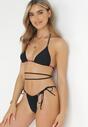 Czarne Wiązane Bikini Brazylijskie Emillina