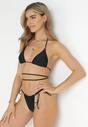 Czarne Wiązane Bikini Brazylijskie Emillina