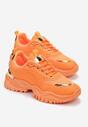 Pomarańczowe Sneakersy Achonia