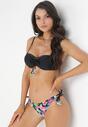 Czarne Bikini ze Wzorzystymi Figami Anemeine