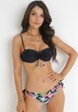 Czarne Bikini ze Wzorzystymi Figami Anemeine