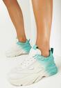 Sneakers Verde cu bej