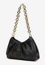 Czarna Torebka Shopper z Grubym Łańcuchem Azrave