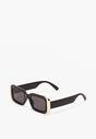 Czarne Okulary z Grubymi Oprawkami w Retro Stylu Isonitte