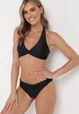 Czarne Bikini 2-częściowe z Biustonoszem i Majtkami Datana