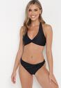 Czarne Bikini 2-częściowe z Biustonoszem i Majtkami Datana