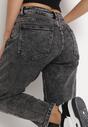 Ciemnoszare Jeansy Mom Fit Agine