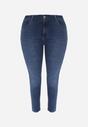 Niebieskie Jeansy Modelujące z Elastycznego Denimu Aluria