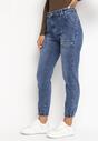 Niebieskie Jeansy Joggery Elitesa