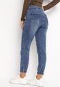 Niebieskie Jeansy Joggery Elitesa