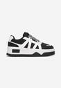 Sneakers Alb cu negru