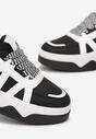 Sneakers Alb cu negru