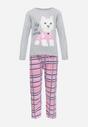 Pijama Gri cu roz