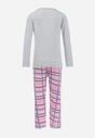 Pijama Gri cu roz