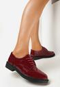 Pantofi casual Bordo