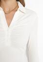 Biała Bluzka na Guziki Nusentta