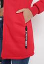 Czerwona Bluza z Kapturem Birille