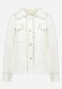 Cardigan Alb