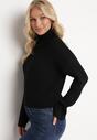 Pulover pe gât Negru