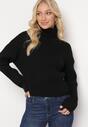 Pulover pe gât Negru