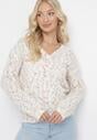 Cardigan Alb