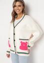 Cardigan Alb
