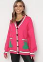 Cardigan Fucsia