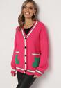 Cardigan Fucsia