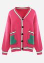 Cardigan Fucsia