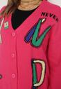 Cardigan Fucsia