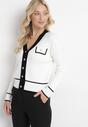 Cardigan Alb