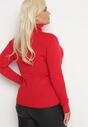 Czerwony Sweter z Golfem Sazerna