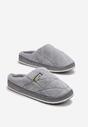 Szare Kapcie z Futerkiem Agellka