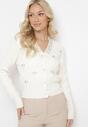 Cardigan Alb