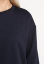 Granatowa Ocieplana Bluza Oversize Lhea