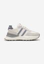Sneakers Bej cu albastru