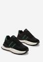 Sneakers Negru cu verde