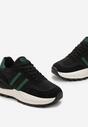 Sneakers Negru cu verde