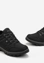 Czarne Buty Trekkingowe ze Sznurowaniem Gometti