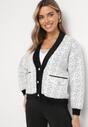 Cardigan Alb