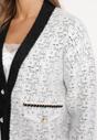 Cardigan Alb