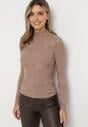 Brązowa Bluzka z Półgolfem Dustana