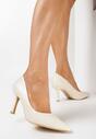 Pantofi stiletto Bej