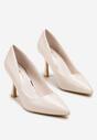 Pantofi stiletto Bej