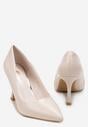 Pantofi stiletto Bej
