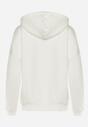 Biała Bawełniana Bluza z Kapturem Hebesa